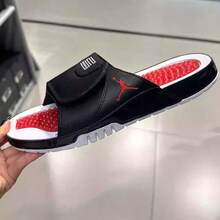 JORDAN HYDRO XI RETRO 男士凉鞋、沙滩鞋、拖鞋 FN2452-006 - 黑/灰黑/灰 - 查看 6