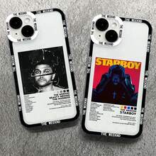 Weeknd Minimalist Poster Phone Case For  14 15 13 12 11 Pro Max Mini Fundas Cover Compatible With Apple Phone XR X Xs Max 7 8 Plus Cover, Cover Compatible With  17 Case,  17 Pro Case,  17 Pro Max Case - Transparent B937 - View 3
