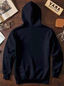 Mujer Casual Sudadera con Estampado Navideño Patch Gingerbread Ajuste Holgado Capucha Manga Larga Otoño Invierno para Fiesta - Negro - Ver 2