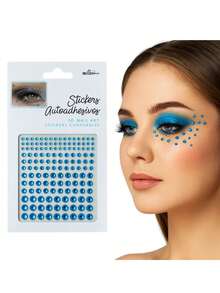 Tesouro direto Import Adhesive Rhinestones For Makeup, Arts And Costumes - 藍色 - 查看 1