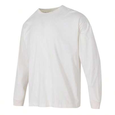 Adidas Camiseta Manga Longa Adidas BB LS Tee de Ajuste Folgado, Vestuário Fitness e Casual Unissex, JX5579