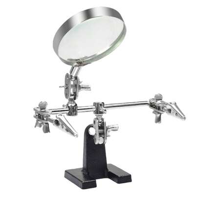 Lupa De Mesa E Bancada Garras P/ Estação De Solda Tozz