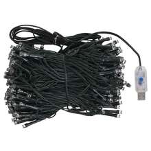 Künstlicher Weihnachtsbaum mit Beleuchtung & Kugeln 65 cm Grün