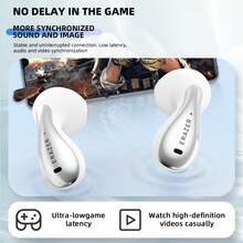Lenovo ERAZER HT58 Semi In Ear Headphones, Noise Cancelling Headphones For Listening To Music And Playing Games, Comfortable To Wear And Not Tiring To Wear For A Long Time - one-size - View 6