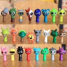 24pcs Sprunki Action Figures Set, Music Game Collectible Dolls, Unique & Birthday Gifts Adults & Youngsters, Whimsical Art Style Figurines, Car & Desktop Decor, Holiday Gifts - Random 12 Pcs - View 2