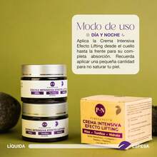 Crema Facial Lifting Hidratante con Ácido Hialurónico, Colágeno y Elastina - Para Adultos, Todas las Tipos de Piel, 50 Gramos - Multicolor - Ver 5