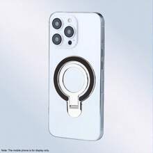 1 قطعة حامل خاتم للأصبع فائق النحافة بتصميم لاصق ذاتي، شعور مستدير، حامل هاتف محمول قابل للطي. قطعة مغناطيسية على شكل حرف C يمكن استخدامها مع الملحقات المغناطيسية، تصميم قابل للطي لا يشغل مساحة، حامل وزينة للهاتف الذكي - متعدد الألوان - مشاهدة 13