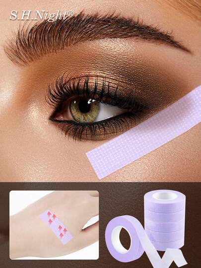 3pcs-Eyeshadow Adhesive Tape Sticker Set, Eye Shadow Eyeliner Auxiliary Tool, Eye Shadow Protection Sticker, Eye Shadow Template, Eyeliner Sticker, Breathable Eye Makeup Tool, Eye Makeup Auxiliary Tool, Eye Makeup Completion Sticker, Eye Makeup Protection Adhesive Tape, Professional Eyelash Tape, Adhesive Fabric Eyelash Tape,