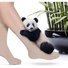 Women Leg Warmers - Black-brown (8-pack) - View 3