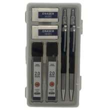 2.0 Low Center Of Gravity Metal Automatic Pencil Set, Industrial Drawing, Manga, Sketching Professional Pencil, High Quality Mechanical Pencil With Lead Refills, Suitable For Drawing, DIY, Journaling, Fine Arts