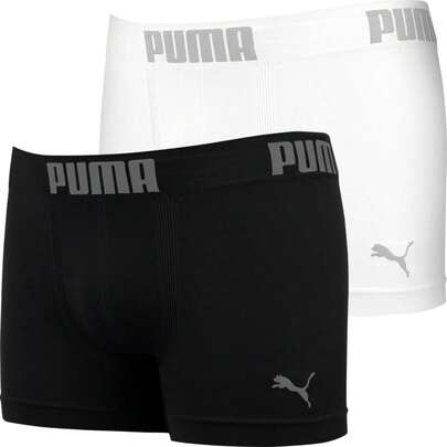 Kit 2 Cuecas Boxer Puma Poliamida Sem Costura Box Original