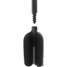 Joseph Joseph Toilet Brush With Slim Holder Flexible Anti-Drip, Grey/White - màu đen - Xem 4