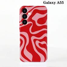 1pc Minimalist Asymmetrical Patchwork Pattern Glossy Hard Shell Phone Case, Suitable For IPhone 11/12/13/14/15/16 Pro Max