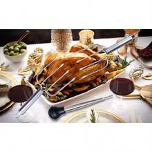 Stainl Steel Turkey Baster Syringe Flavor Injector Needle With Cleaning Brush Easy to clean Rubber Bulb - como en la foto - Ver 7