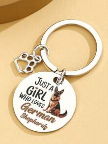 Regalos de Pastor Alemán Llavero Encanto de bolso de Pastor Alemán Regalos de Navidad y cumpleaños para mujeres Encantos de bolso Accesorios de coche Ideas de regalo para maestros, amigos, hermanas