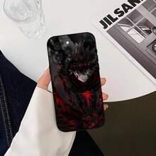 Custodia per telefono con motivo dell'anime Black Clover, compatibile con modelli 17/16/15/13/14 Pro Max/11 Plus/X/Xr/Xs Max/12 Mini, custodia compatibile con 17, 17 Pro, 17 Pro Max