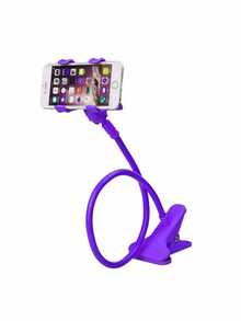 1pc 360° Rotatable Slouchy Phone Holder, Adjustable Angle Stand For Bedside And Desk, Suitable For Phones Under 200g - 彩色 - 查看 17