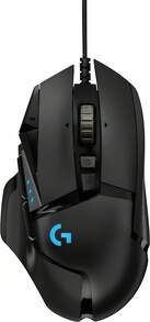 Logitech Mouse para juegos G502 HERO con personalización de iluminación RGB inteligente, diseño de equilibrio de peso ajustable y diseño elegante para una experiencia personalizada. - Negro - Ver 1
