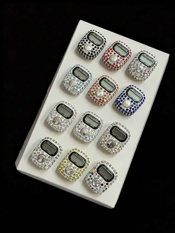 1pc Handheld Manual Tally Counter, Mini Portable Finger Ring Counter, Thumb Press Clicker Counter, Suitable For Learning, Sports, And Other Leisure Counting Activities