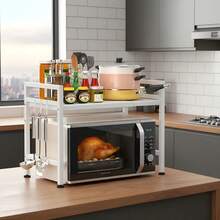 Microwave Oven Stand - White - View 8