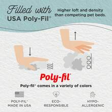 Best Friends By Sheri Original Calming Donut Dog And Cat Bed, Shag Faux Fur, Gray, (30in X 30in) - Anxiety Relief For Pets Up To 45 Lbs,24223623 - 淡紫色 - 查看 5