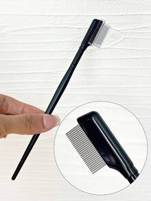 Steel Needle Eyebrow Brush, Densely Toothed Lash Comb, Makeup Tool
