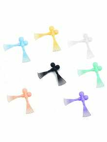 Comb Cleaner Air Bag Massage Comb Cleaning Brush Home Air Cushion Massage Comb Cleaning Claw Cleaning Tool Comb Brush Untangle Hair Brush Cleaning Tool Hair Brush Cleaner Rake Comb Cleaning Brushes Mini Hair Brush Cleaner Tool For Removing Hair Dust Home And Salon Use, Back To School Supplies Back To School - Multicolor - View 8