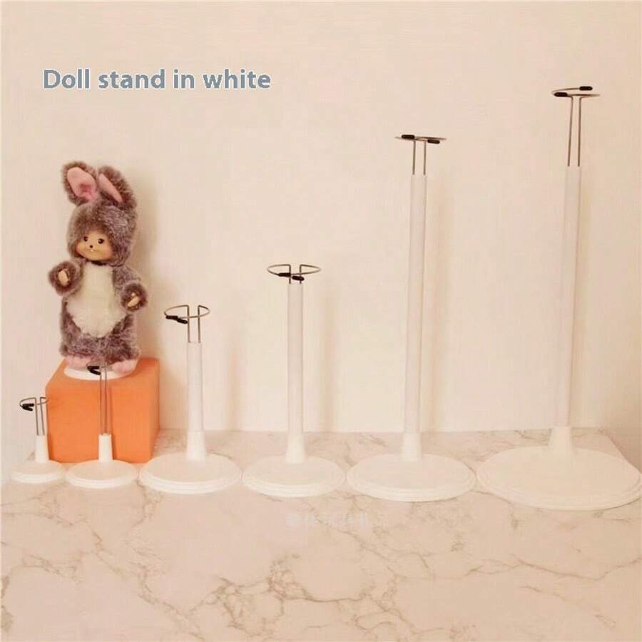 1 件 2025 新款塑料娃娃支架底座适用于泰迪熊玩具 15/20/25/35/45 厘米，生日礼物，圣诞礼物，节日礼物，完美礼物