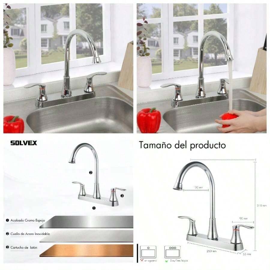 Kitchen Fixture Set - 鏡面鍍鉻 1 - 查看 1