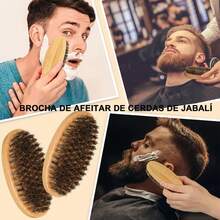 Kit de Cuidado de Barba de 16 Piezas para Hombres - Incluye Navaja, Cepillo, Tijeras y Peines - Metal, Ideal como Regalo - Multicolor - Ver 6