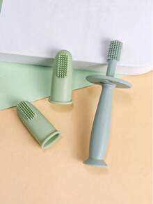 6 Stück Baby transparente Fingerzahnbürste, Kinder weiche Silikon Fingerschutz Zahnbürste, Baby Baby Baby Zähne Bürste - Weiche Baby Zahnbürste - Ideal für Zahnen und Mundreinigung - Toll für Kinder und Babys, Bestes Geschenk für Babys, Babyartikel