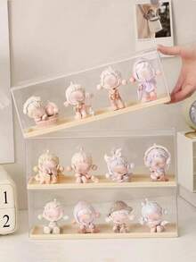 Hộp trưng bày acrylic, hộp trưng bày trong suốt chống thấm nước, hộp đựng acrylic có thể tháo rời, tủ trưng bày chống bụi, hộp đựng đồ sưu tầm đa chức năng, trang trí nhà cửa, vật dụng cần thiết cho căn hộ, văn phòng, khách sạn, trang trí bàn làm việc, đồ dùng học tập, đồ dùng ngày lễ (Không bao gồm tượng nhỏ) - Nhiều màu - Xem 7