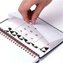 Spiral Flowers Internet Password Book With Alphabetical Tabs Logbook 140 Pages - Navy Blue - View 9