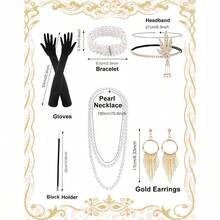 PLULON 1920s Accessories For Women Great Gatsby Flapper Dress Accessories Fashion Roaring 20s Costume For Women - Style1 - View 3