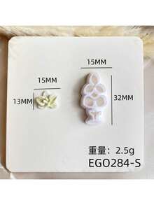 Floral Polymer Clay Cutters Soft Clay Cutting Dies Set For DIY Jewelry - High Precision, Handmade Gift Crafting Tools For Hair Clips, Pendants, Earrings & Brooches