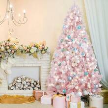 SALCAR Artificial Christmas Tree, 60 Cm - 270 Cm - Pink - View 5