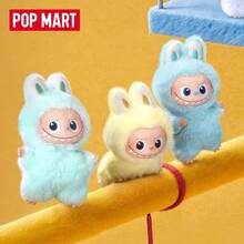 1 PC 100% Authentic POP MART LABUBU Pin For Love Series(A-Z) Doll Blind Box Pendant Collectible Toys Ideal Christmas Halloween Birthday Gifts - Blue - View 3