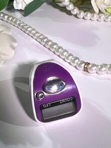 Nuovo contatore elettronico portatile, display LED ad anello elastico, mini contatore manuale, contatore per uso quotidiano di carte e imballaggi