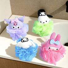 Miniso Sanrio Characters Bath Bomb (Assorted) | Top 4 Hits, Surprise Mascots, Essential Oils - Home SPA Luxury Kuromi (1PC)