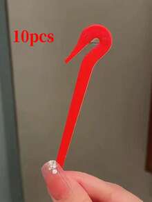 1 dụng cụ cắt dây buộc tóc cầm tay, 1 móc buộc tóc đàn hồi dùng một lần, dụng cụ tháo dây buộc tóc nhẹ nhàng, dụng cụ cắt dây buộc tóc nhiều màu sắc không gây hư tổn - Nhiều màu - Xem 17