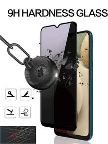 4 piezas Película de protección de pantalla de vidrio templado con privacidad anti espionaje compatible con Samsung Galaxy/compatible con Xiaomi/Redmi/compatible con Huawei/Honor/POCO, resistente a caídas, resistente a arañazos, fácil de pegar, resistente a arañazos, protector de pantalla de vidrio templado con cobertura completa del borde