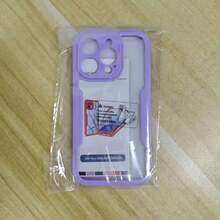 Hadaasi 1pc Soft TPU Bumper + Hard PC Back 2-In-1 Full Coverage Transparent Phone Case With Front Screen Protector, Compatible With IPhone 17 Pro/17 Pro Max/Air/17/16/16E/16 Pro Max/15/14/13/12/11 Pro Max/Plus/SE2/SE3, Galaxy M36/S25 FE, 12/13C/12C/Note 12 Pro/NOTE14 PRO+/NOTE13 PRO/NOTE13 PRO+, POCO M6 PRO, Reno14 Pro/Reno14 F, Hot 60 Pro/Hot 60 Pro+ - Mauve Purple - View 95