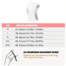 5 Sizes, Upgraded Fourth Generation Compression Knee Support With Knee Pads And Side Stabilizers, Professional Knee Pads For Men And Women, Adjustable Knee Pads With Patella Pads To Relieve Meniscus Tears. Upgraded Knee Pads With V-Shaped Cross Straps And 4 Spring Side Supports - Size - View 9