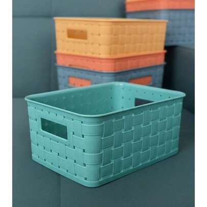 CASAMAX WL Cestas de almacenamiento plegables y apilables con material resistente al agua y bordes suaves ideales para organización de espacios pequeños y guardado estacional
