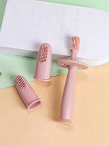 6 Stück Baby transparente Fingerzahnbürste, Kinder weiche Silikon Fingerschutz Zahnbürste, Baby Baby Baby Zähne Bürste - Weiche Baby Zahnbürste - Ideal für Zahnen und Mundreinigung - Toll für Kinder und Babys, Bestes Geschenk für Babys, Babyartikel