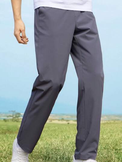 CAMEL CROWN Men's Straight Casual Pants Men's Autumn New Style Moisture-Absorbing Quick-Drying Woven Sports Trousers