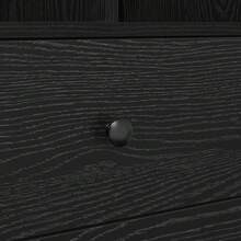 Schreibtisch mit Stauraum mit Regal 2 pcs Schwarz Eichen-Optik