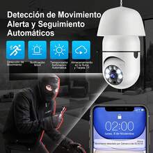 1-Pack 2.4Ghz & 5G 1080p Wifi Security Camera Lamp - Tipo de Enchufe A USA (110-127V) - Ver 2