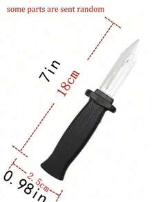 5件套伸缩刀恶作剧道具 - 玩笑派对道具，塑料仿真刀，适用于愚人节、万圣节、恐怖恶作剧、派对用品 - 彩色 - 查看 7