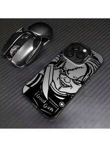 Estuche para 16 15 14 13 12 11 Pro X XR XS 8 Plus cubierta mate antigolpes diseño película terror carcasa resistente creativa protecciónóvil - Blanco - Ver 5